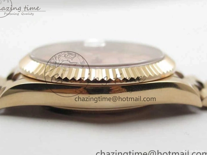 0409 Day-Date 40mm 228239 BP New Dial Version 904 RG T Crystal Markers RG Dial on RG President Bracelet A Popular 2834